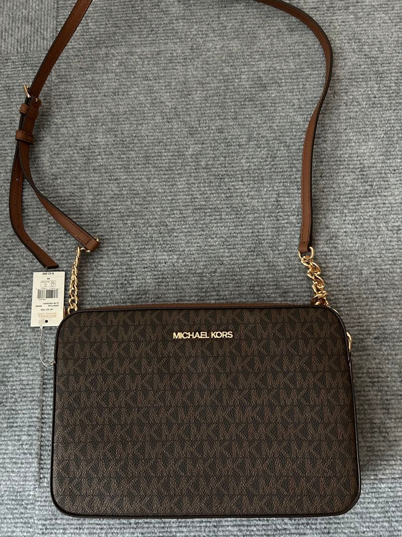【新品未使用】 MICHEAL KORS MKロゴショルダー バック