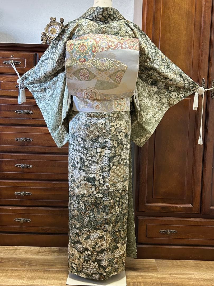 逸品　未使用　【作家物　辻が花　絞り】　訪問着