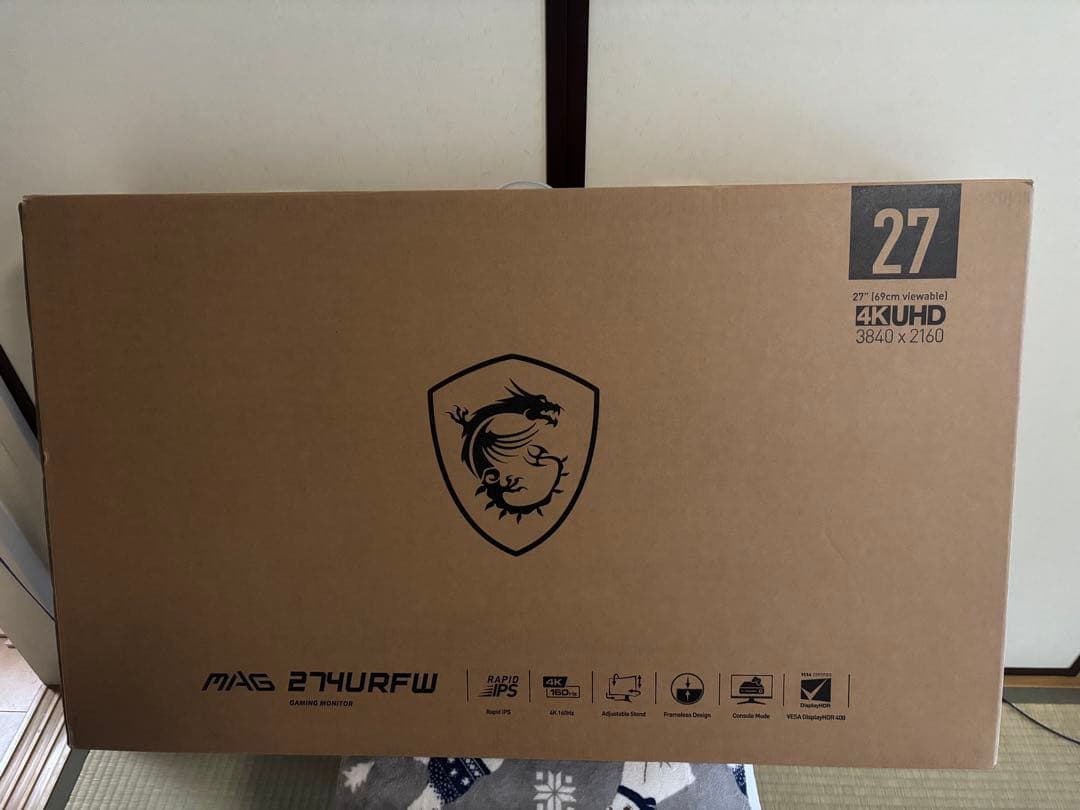 MSI MAG 274URFW 27インチ 4K UHDモニター
