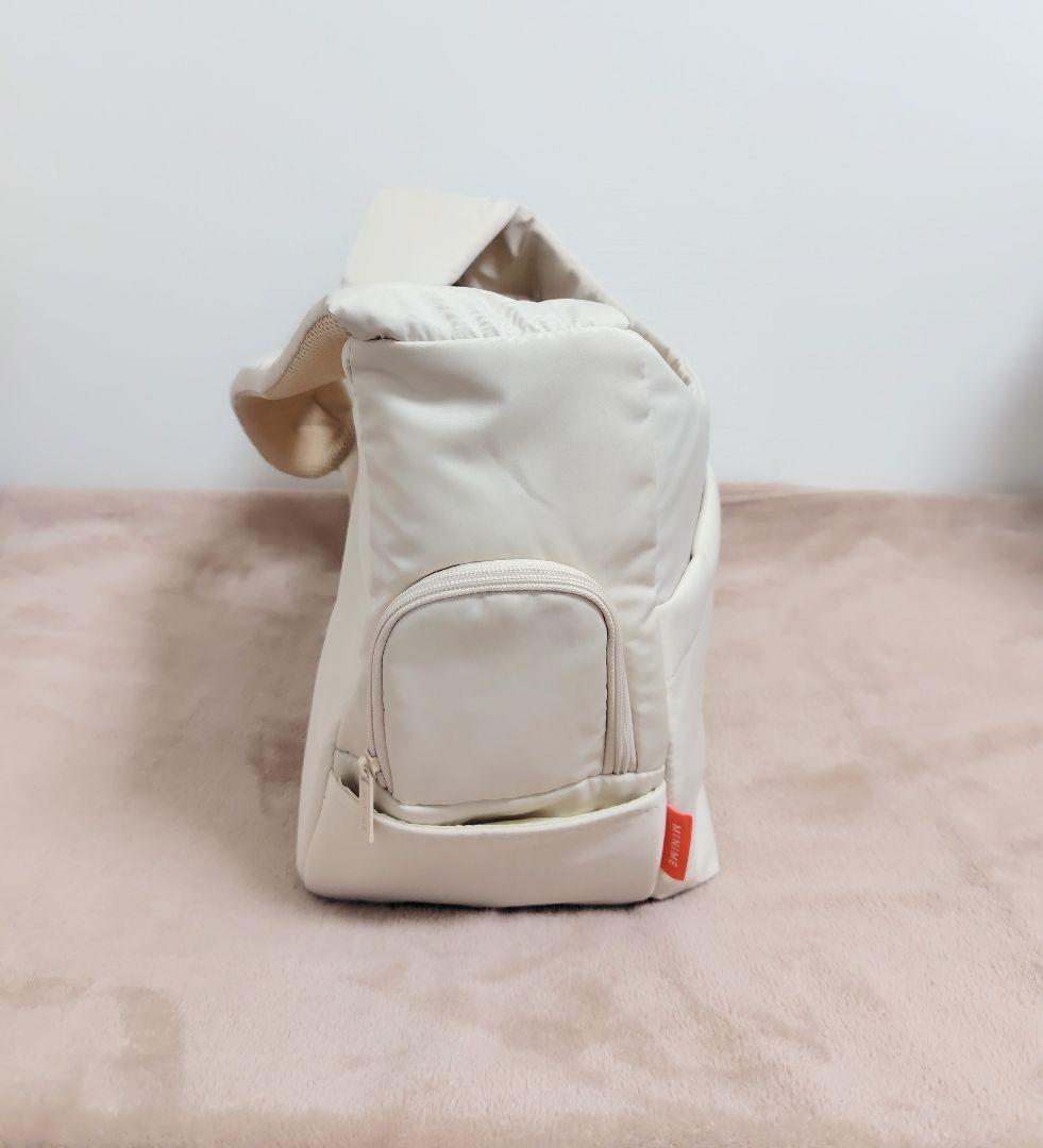 MINIME　ミニミー　CROSS CARRY BAG M　アイボリー　中古品