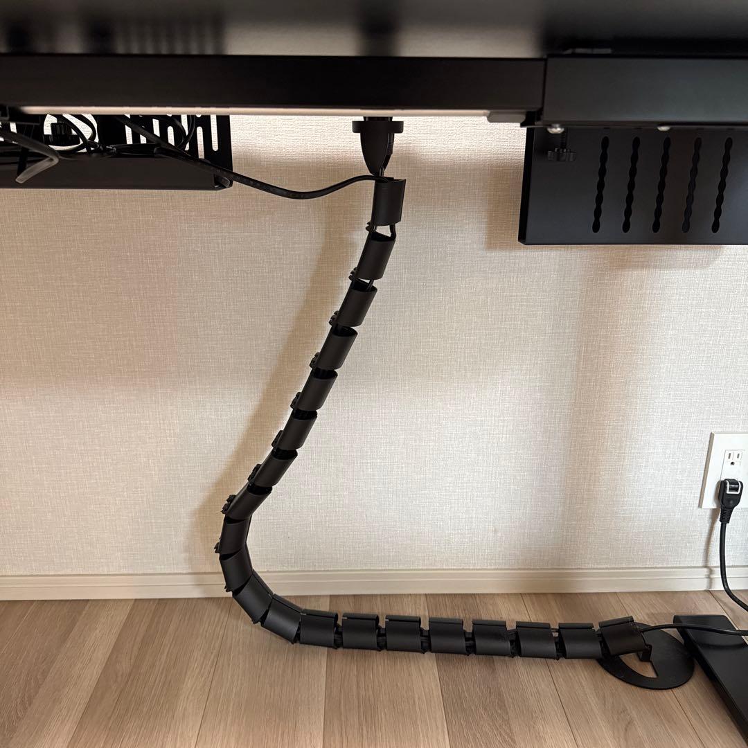 【美品】FLEXISPOT 電動式昇降デスク(120×60cm) ブラック