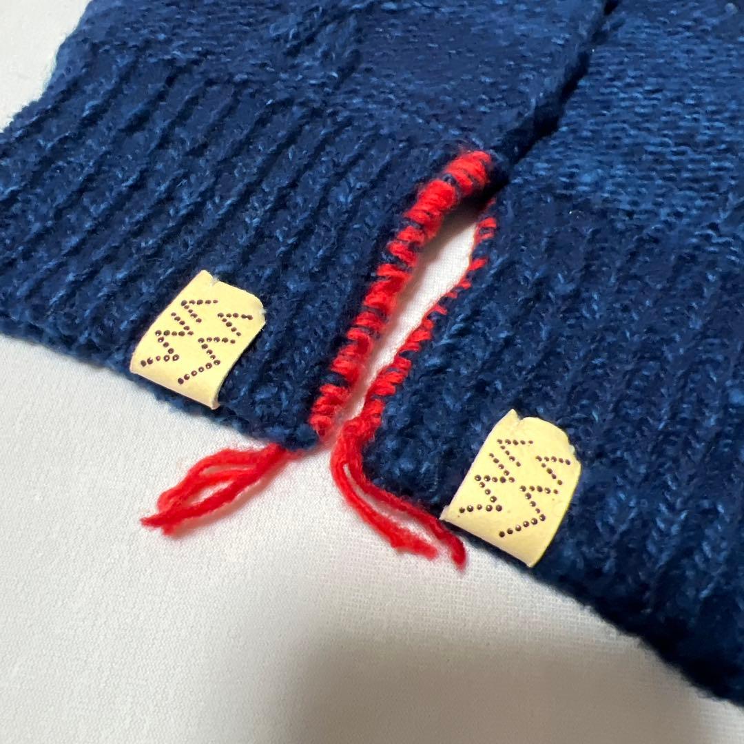 visvim KNIT GLOVE N.D. 藍染め　ニットグローブ　手袋