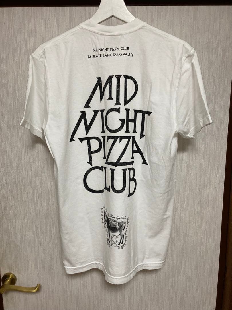 mid night pizza club Tシャツ White