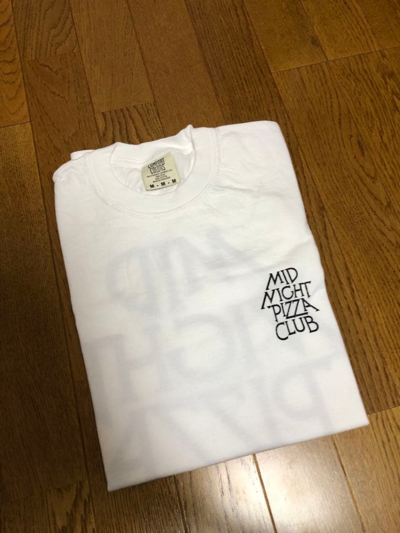 mid night pizza club Tシャツ White