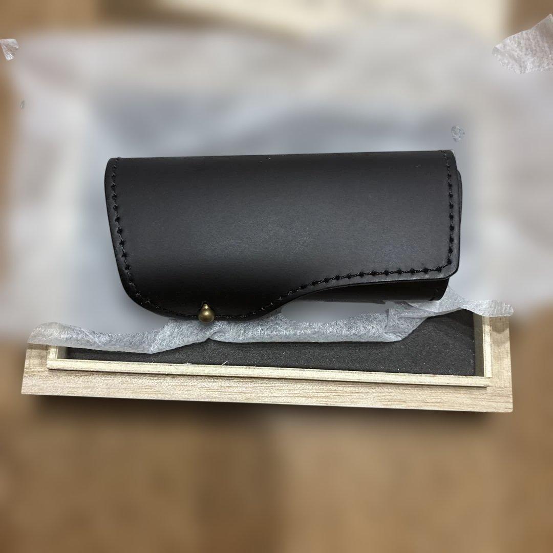 点と線 kullmuマットコードバン ブラック