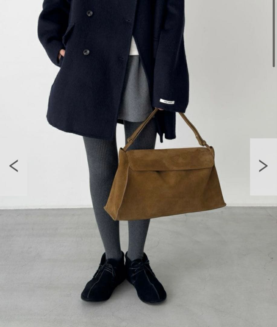 キャナルジーン　スウェードショルダーバッグ