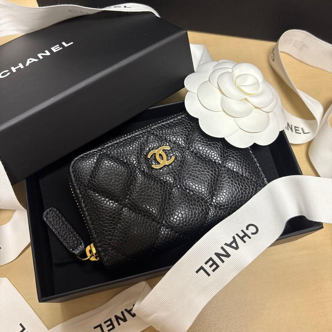 【新品未使用】 CHANEL クラシックジップパース ミニウォレット 財布