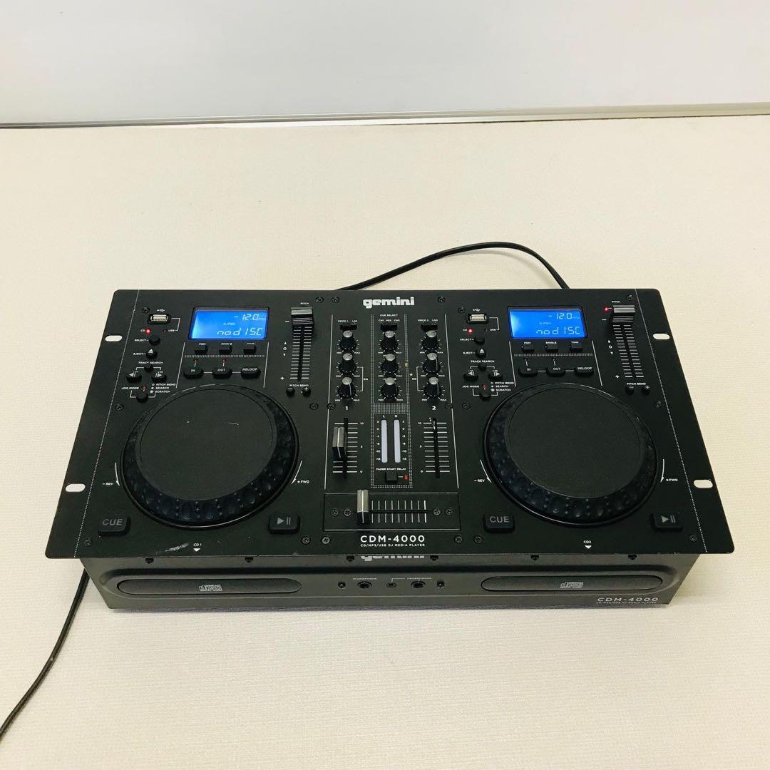 GEMINIミキサー一体型　オールインワンDJプレーヤー/CDM-4000動作品