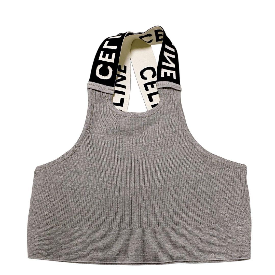 ✨極美品✨CELINE セリーヌ ロゴ ストラップ クロスバック タンクトップ