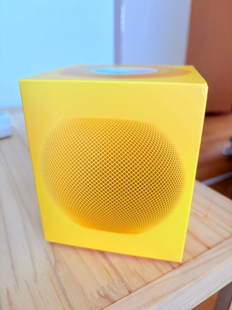 新品 ⭐️ Apple Pod miniイエローデザインスマートスピーカー