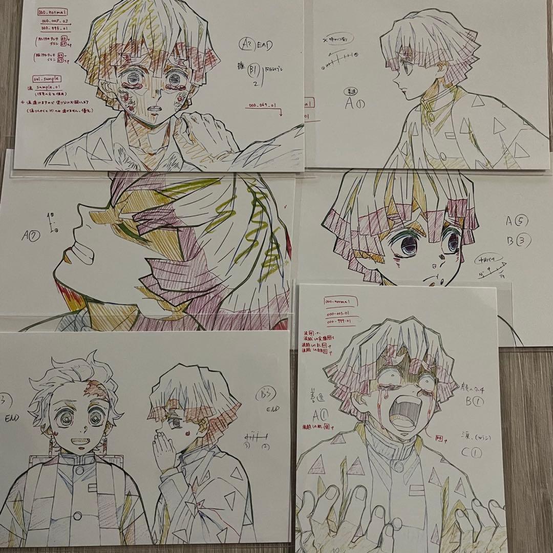 鬼滅の刃 我妻善逸 竈門炭治郎 立志編 原画ポストカード