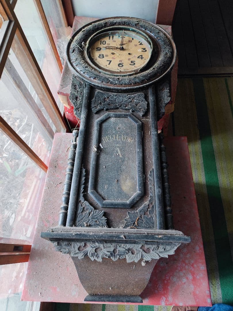 和製アンティーク　精工舎？　SEIKOSHA　掛け時計柱時計、古時計、振り子時計