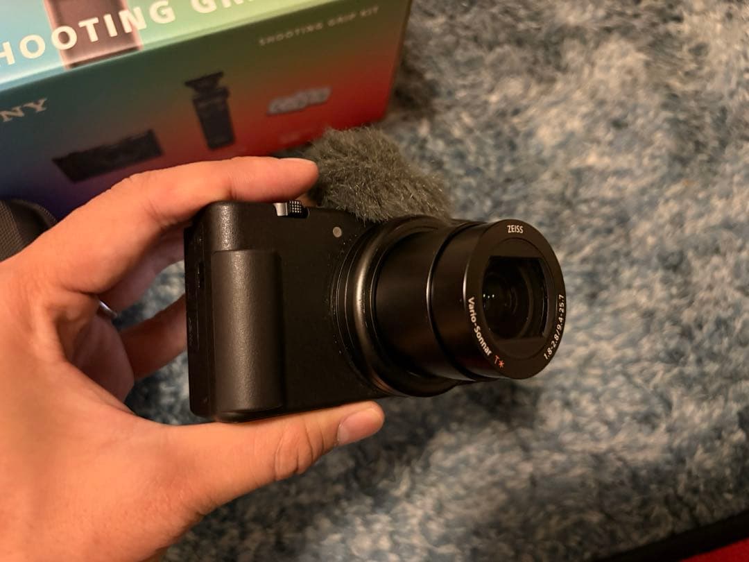 美品 SONY VLOGCAM ZV-1 シューティンググリップキット