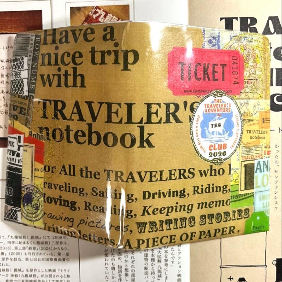 USEDトラベラーズノート パスポートサイズ ブラック財布化仕様にカスタマイズ