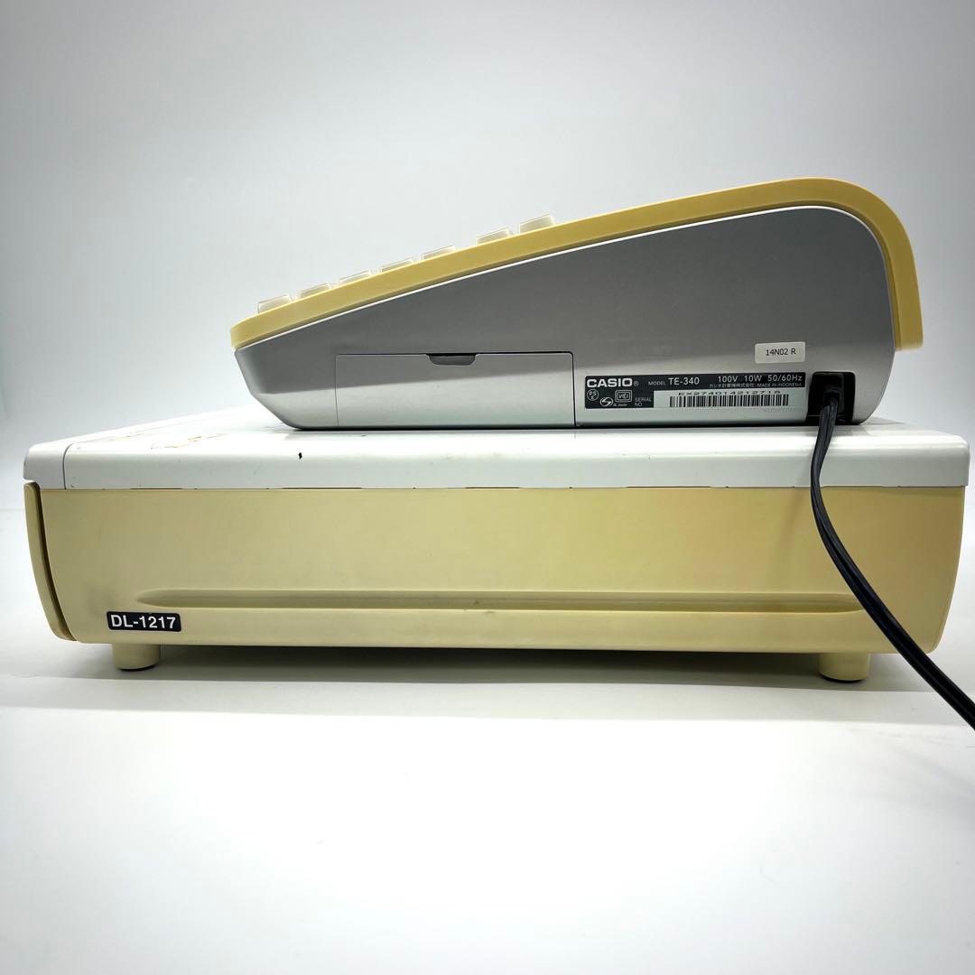 レジ カシオ CASIO TE340 レジペーパー レジスター