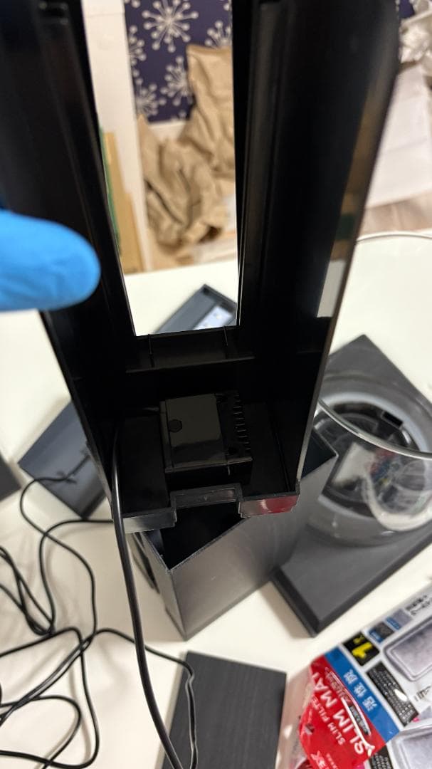 GEX ペルコ　チャコールブラック　小型水槽　付属品・おまけ有