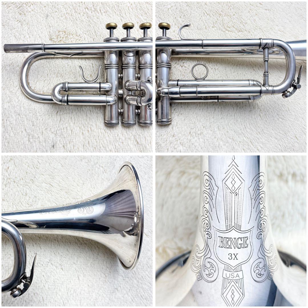 BENGE ベンジ 3X-BSP トランペット B♭ マウスピース付き