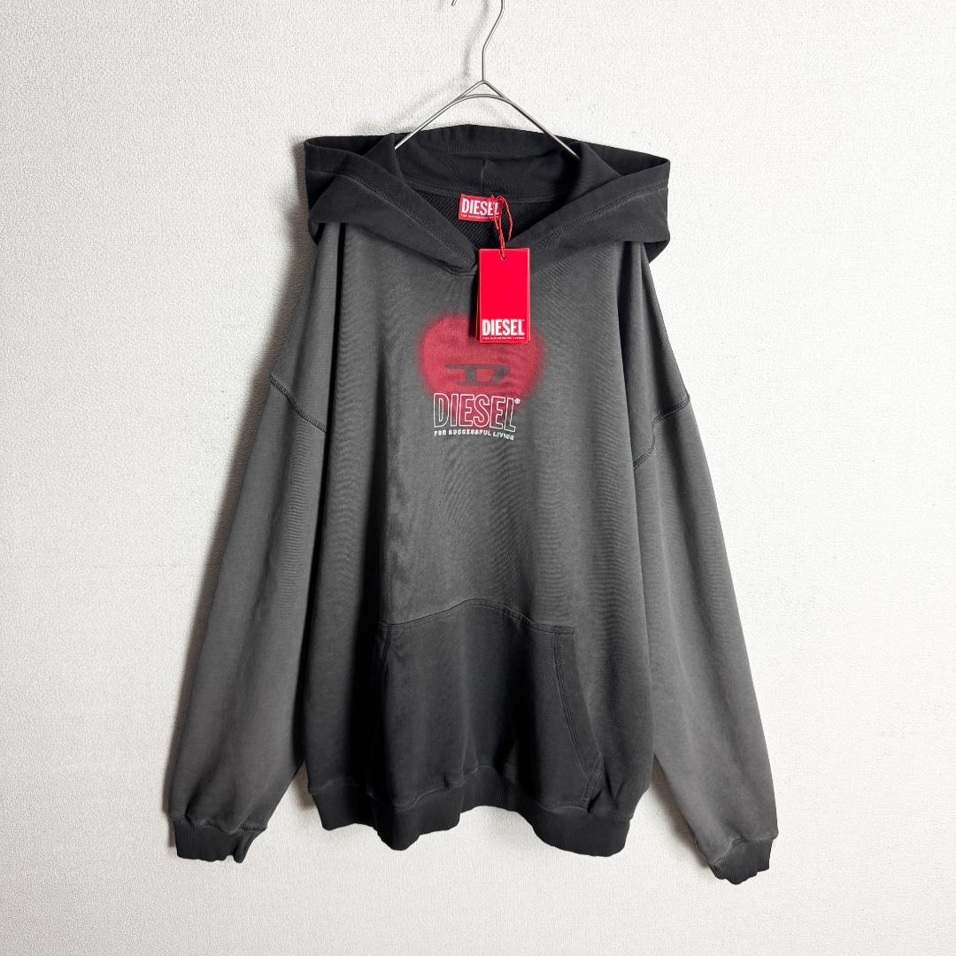 【新品☆完売モデル☆入手不可☆ハート】ディーゼル スプレーアート パーカー