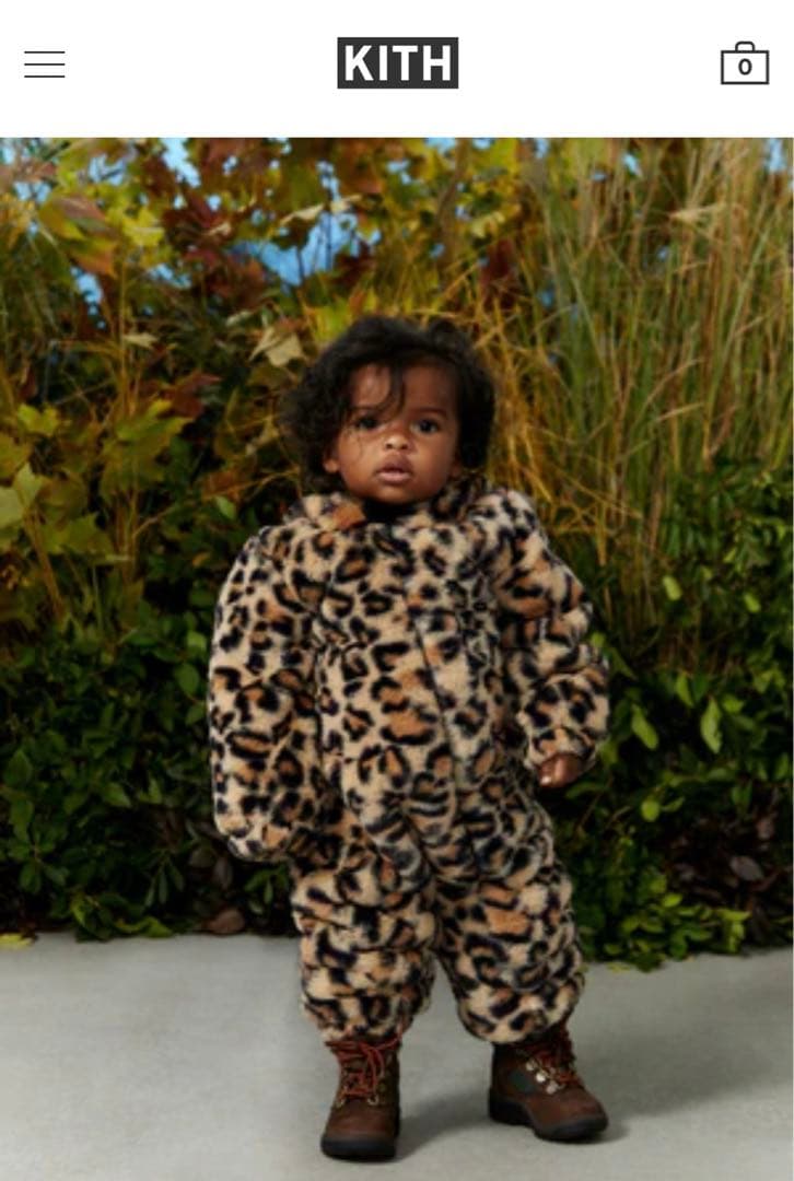 美品　KITH レオパード　カバーオール　アウター