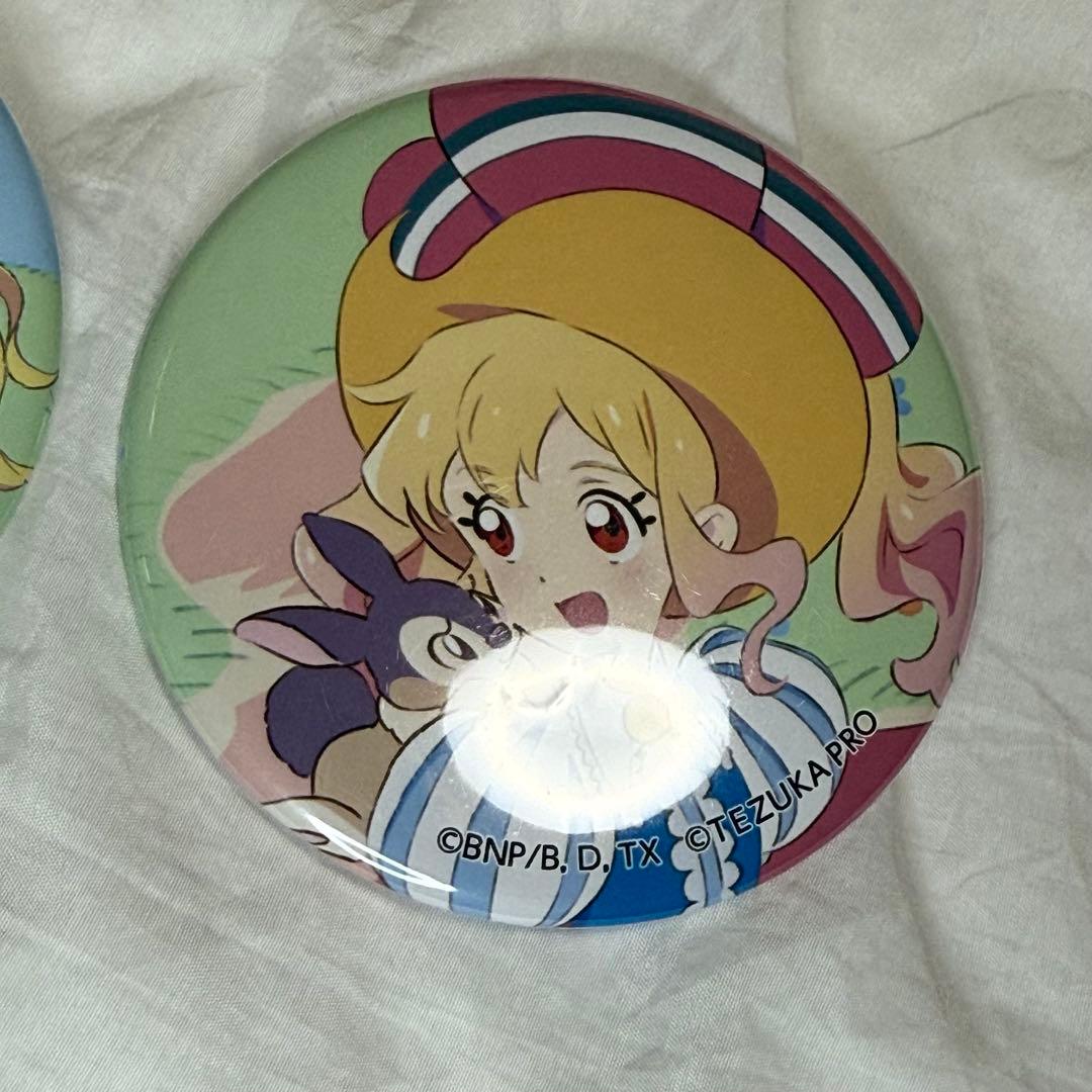 手塚治虫記念館　缶バッジ　3種 あかり　いちご　ゆめ　テヅカツ　アイカツ