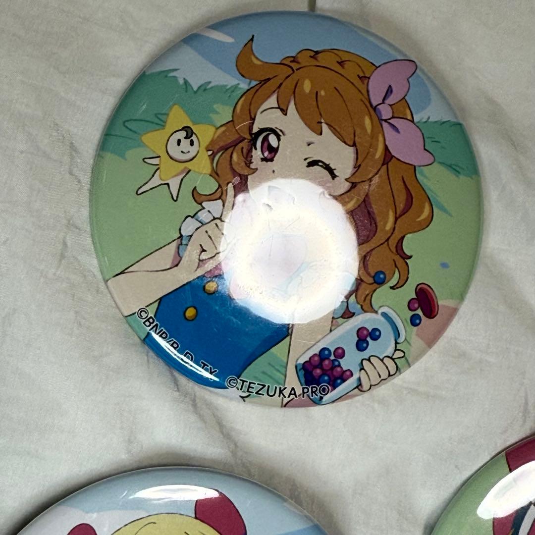 手塚治虫記念館　缶バッジ　3種 あかり　いちご　ゆめ　テヅカツ　アイカツ