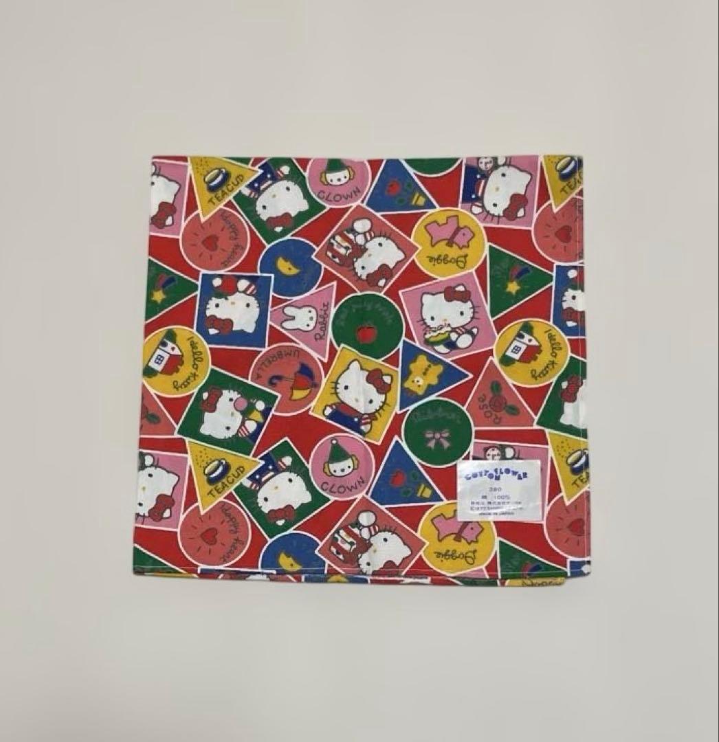 【匿名配送】未使用　キティちゃん　ナフキン　レトロ　1977 レア