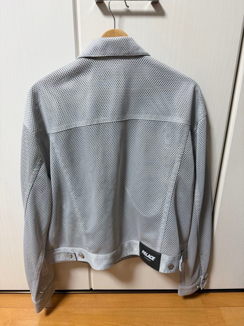 ジャケット・アウター PALACE MESH TRUCKER JACKET CONCRETE GREY