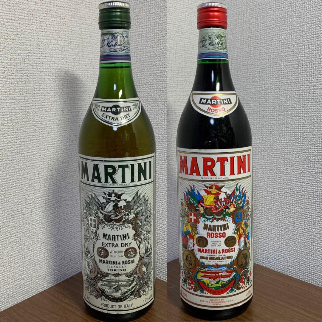 マルティーニ ロッソ ヴェルモット EXTRA DRY エクストラ ドライ 2点