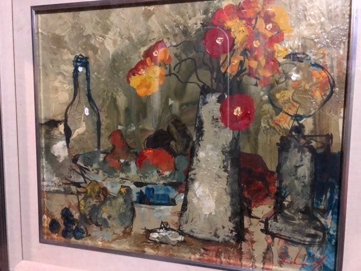 油絵 応接間に飾ってあった 作者不明