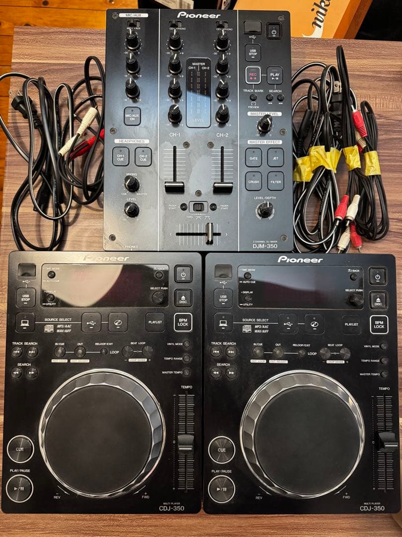 Pioneer DJM-350 & CDJ-350 セット