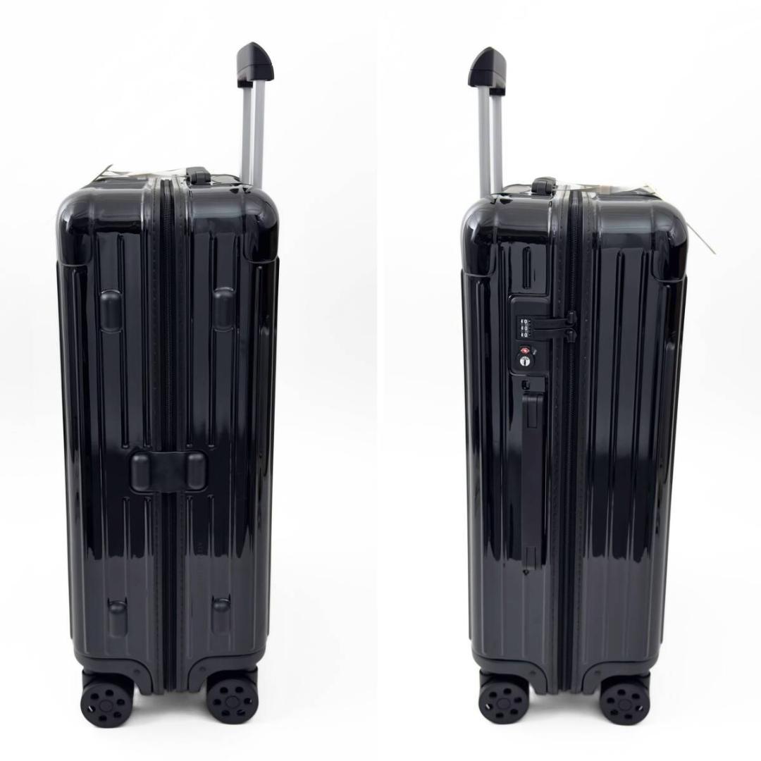未使用級 リモワ エッセンシャルチェックインM 黒 60L 4輪 TSAロック