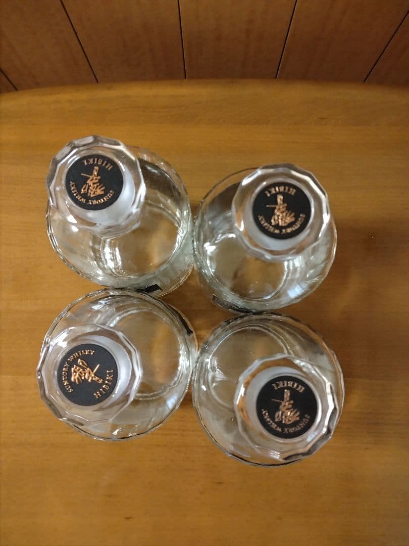 響 21年ウイスキー 4本セット　空びん