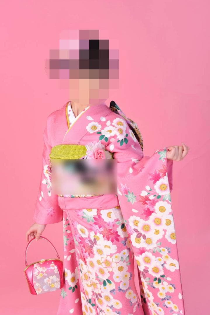 ※振袖セットNo33-振袖+袋帯　2点セット　最終値下!!