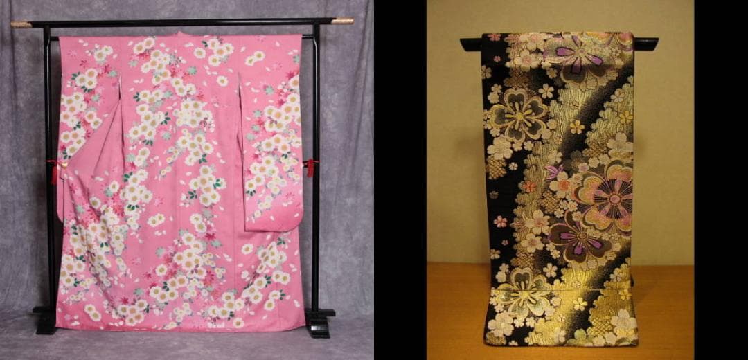 ※振袖セットNo33-振袖+袋帯　2点セット　最終値下!!