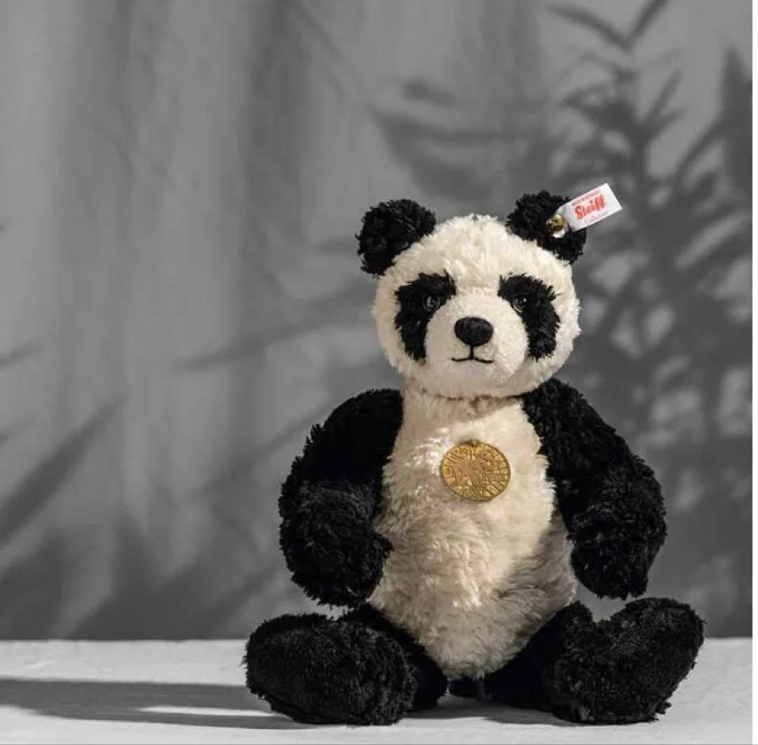 世界限定Steiff Evander Panda シュタイフ パンダぬいぐるみ