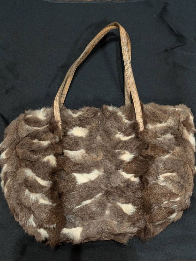 フェンディ FENDI ハンドバッグ トートバッグ ファー　 ラビットファー