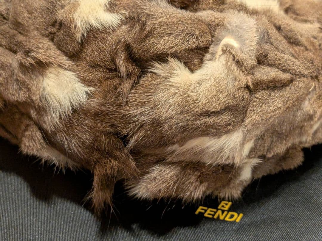 フェンディ FENDI ハンドバッグ トートバッグ ファー　 ラビットファー