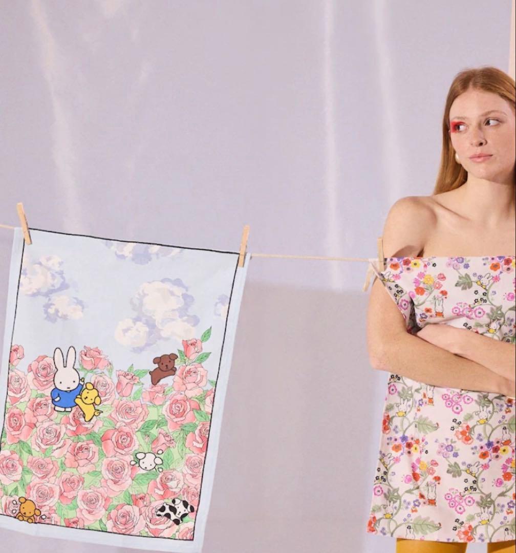 【新品未使用】Cath Kidston ミッフィー ティータオル2枚セット