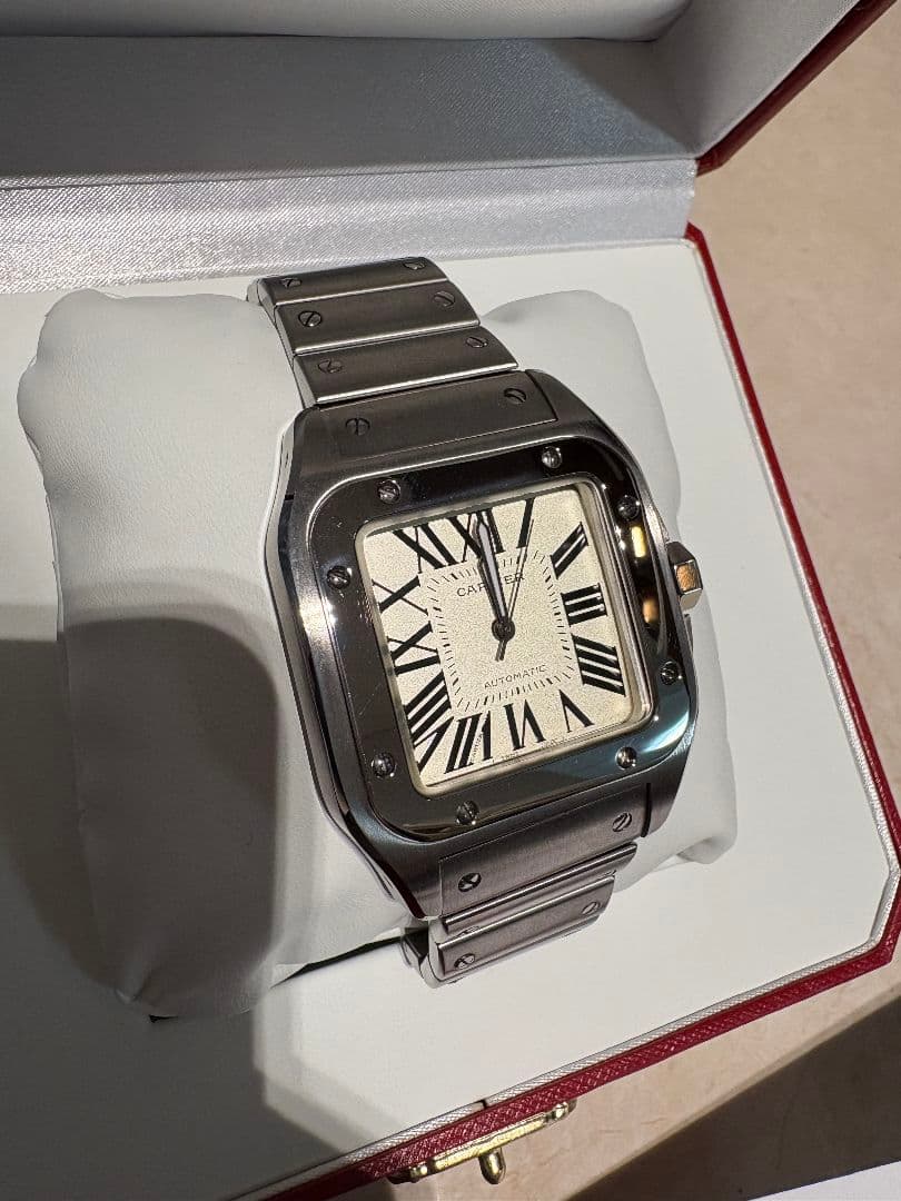 カルティエ Cartier サントス100 LM W200737G 腕時計