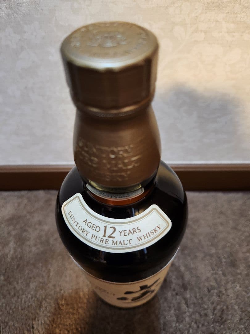 サントリー 山崎12年 向獅子 ピュアモルト ウイスキー 750ml 未開封