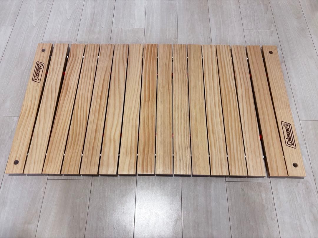 Coleman(コールマン) アウトドアワゴン ウッドロールテーブル