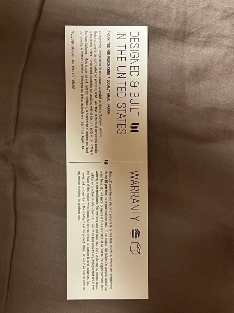 meris LVX ディレイ　エフェクター