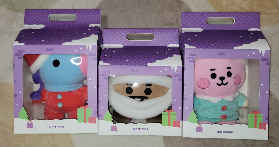 BT21ベビー　ハッピーホリデー ぬいぐるみ　7体フルコンプ