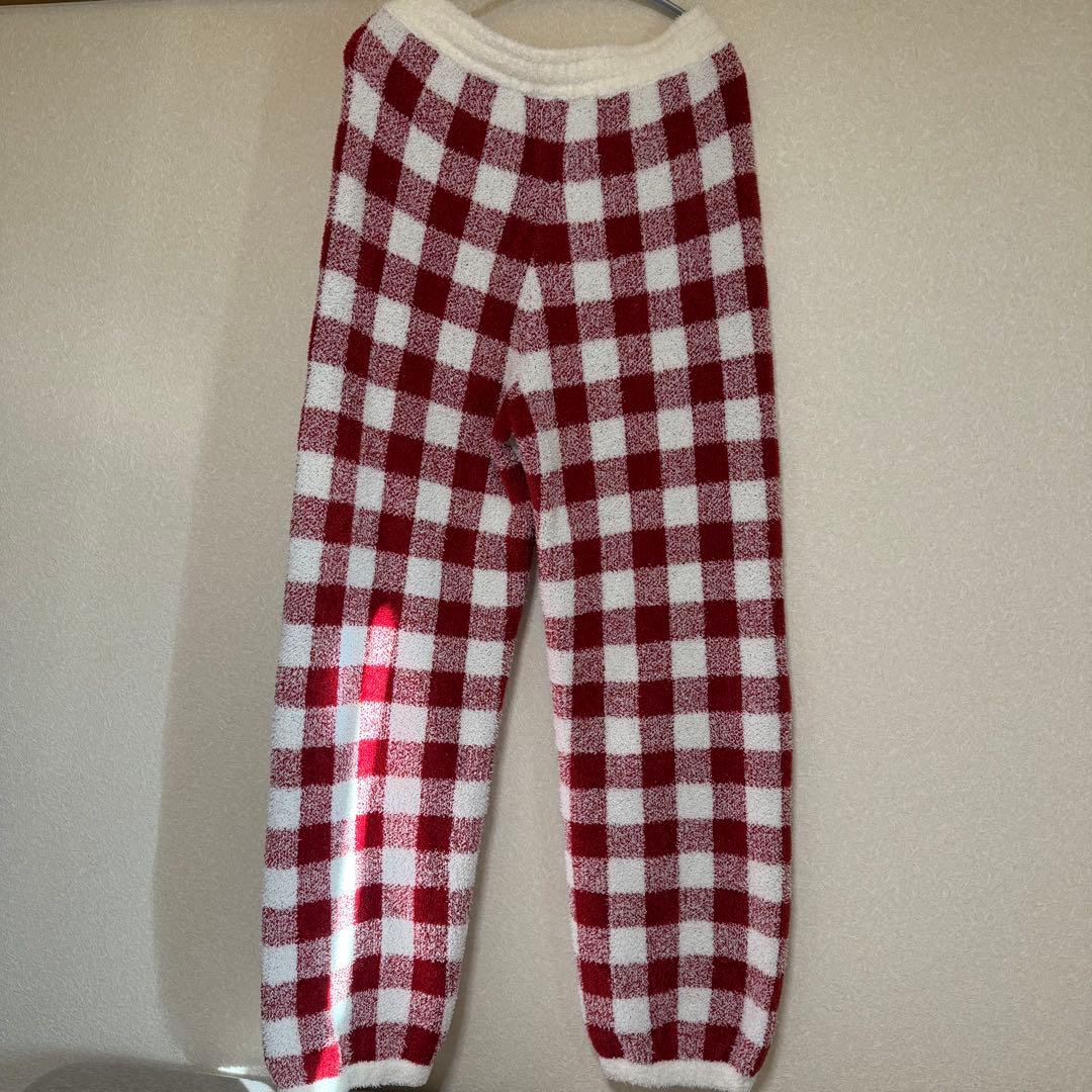 ジェラートピケ　3柄ジャガードロングパンツ　チェック