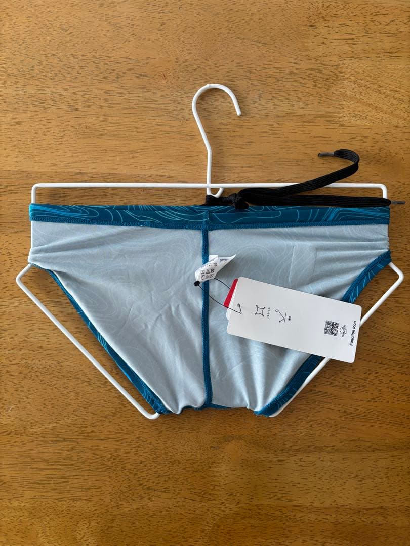 speedo 競泳水着 Ｌサイズ 波模様ブルーVパン・競パン　L