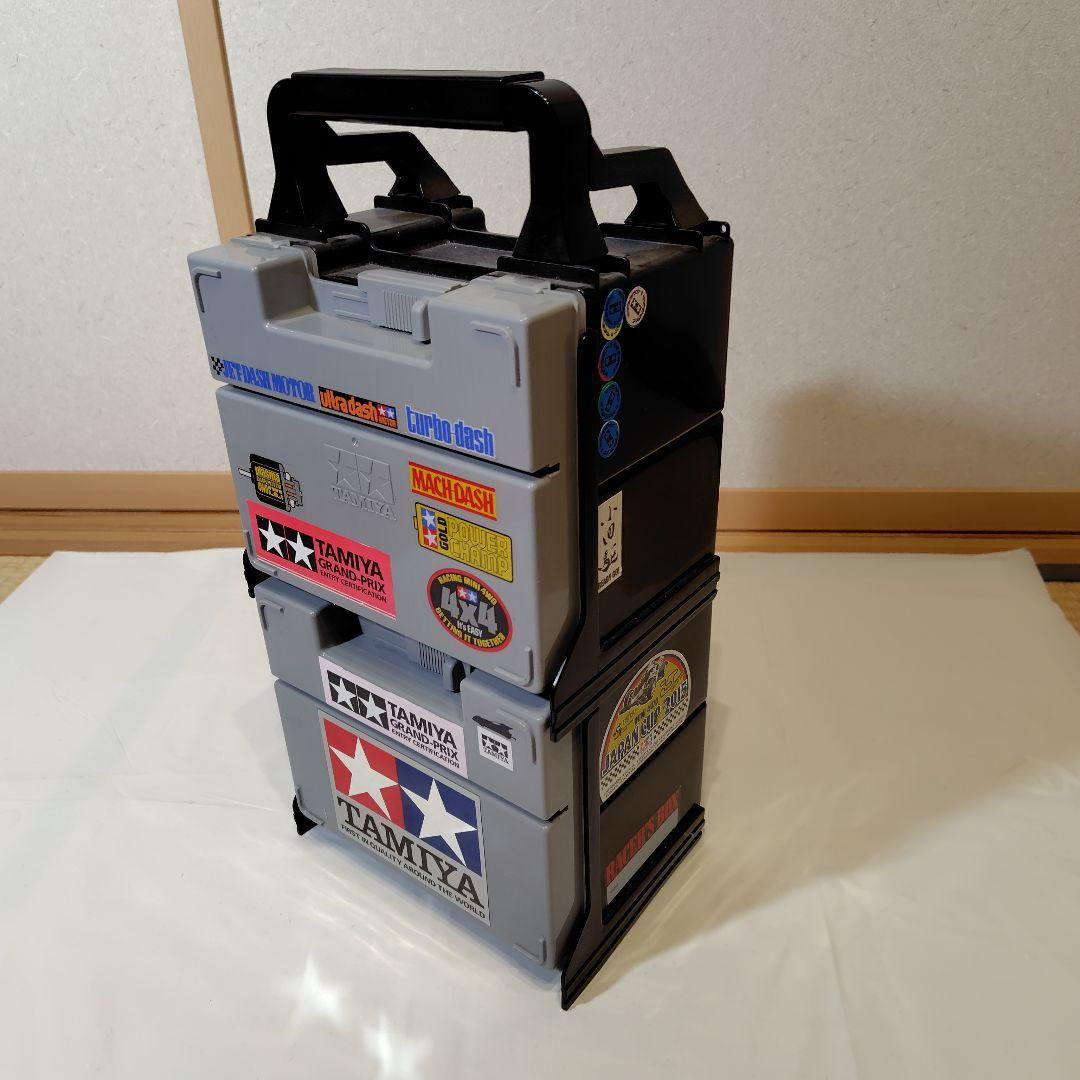 ミニ四駆　ポータブルピット　Be-1　クリアーボディ　アバンテ　引退セット