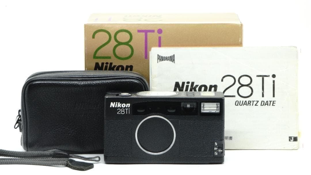【X2127】Nikon 28 Ti ブラック ニコン コンパクトフィルムカメラ
