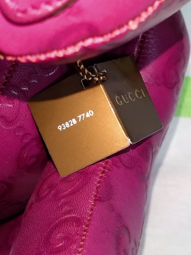 GUCCI　グッチGGシマ オール レザー　テディベア　ぬいぐるみ