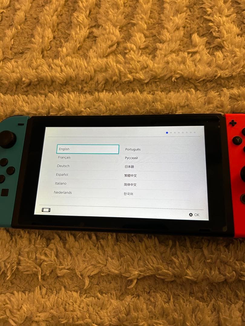 【美品】【即日発送】Nintendo Switch ネオンブルー/レッド 本体