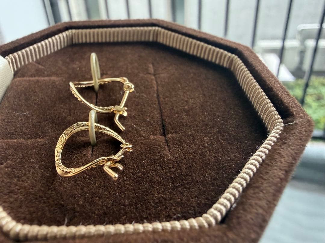 アガットagete K18フープピアス